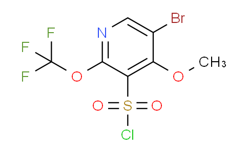 5-Bromo-4-methoxy-2-(trifluoromethoxy)pyridine-3-sulfonyl chloride
