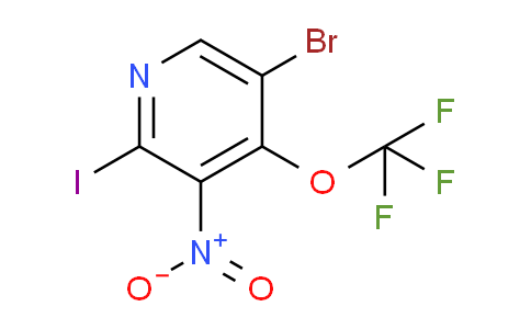 5-Bromo-2-iodo-3-nitro-4-(trifluoromethoxy)pyridine