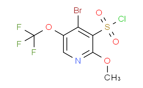 4-Bromo-2-methoxy-5-(trifluoromethoxy)pyridine-3-sulfonyl chloride