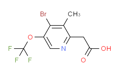 AM186222 | 1804651-32-8 | 4-Bromo-3-methyl-5-(trifluoromethoxy)pyridine-2-acetic acid
