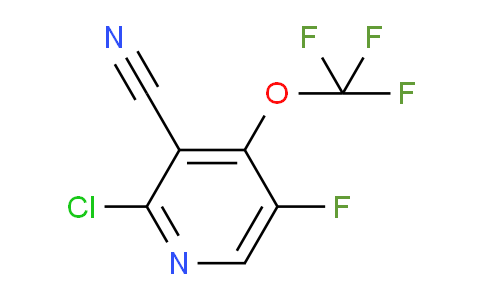 2-Chloro-3-cyano-5-fluoro-4-(trifluoromethoxy)pyridine