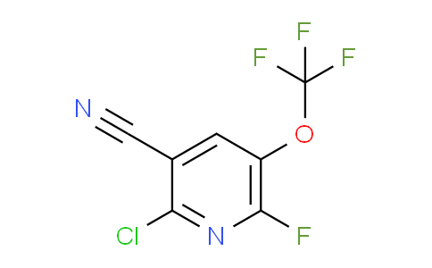 2-Chloro-3-cyano-6-fluoro-5-(trifluoromethoxy)pyridine