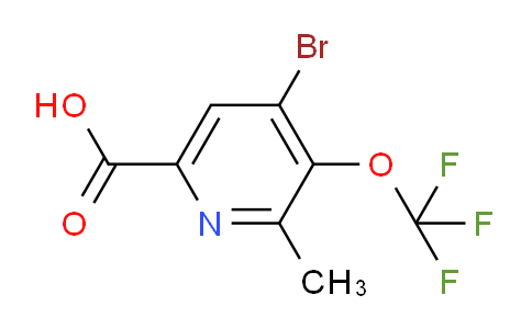 AM186234 | 1804572-30-2 | 4-Bromo-2-methyl-3-(trifluoromethoxy)pyridine-6-carboxylic acid