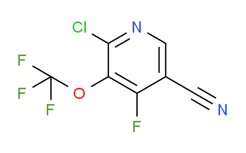 2-Chloro-5-cyano-4-fluoro-3-(trifluoromethoxy)pyridine