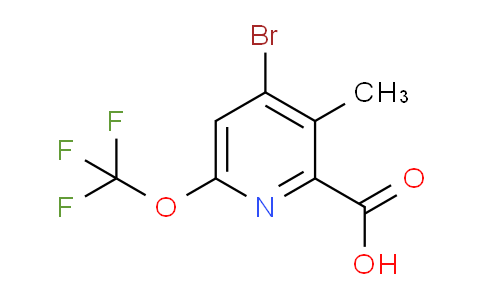 AM186238 | 1804581-99-4 | 4-Bromo-3-methyl-6-(trifluoromethoxy)pyridine-2-carboxylic acid