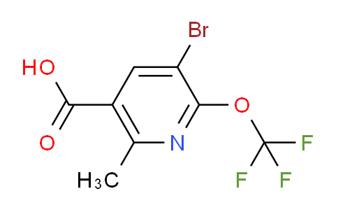 AM186239 | 1804582-09-9 | 3-Bromo-6-methyl-2-(trifluoromethoxy)pyridine-5-carboxylic acid