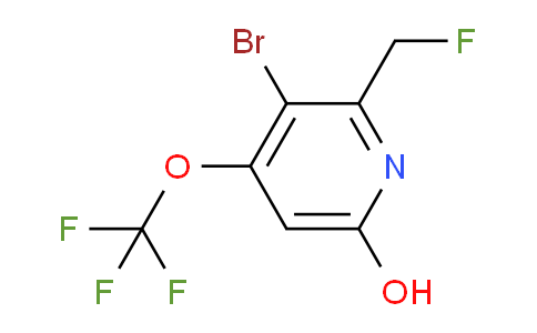 AM186242 | 1806081-75-3 | 3-Bromo-2-(fluoromethyl)-6-hydroxy-4-(trifluoromethoxy)pyridine