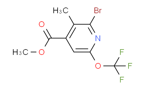 AM186243 | 1804572-72-2 | Methyl 2-bromo-3-methyl-6-(trifluoromethoxy)pyridine-4-carboxylate