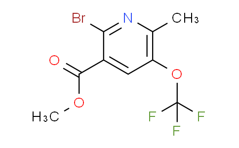 AM186253 | 1804400-31-4 | Methyl 2-bromo-6-methyl-5-(trifluoromethoxy)pyridine-3-carboxylate