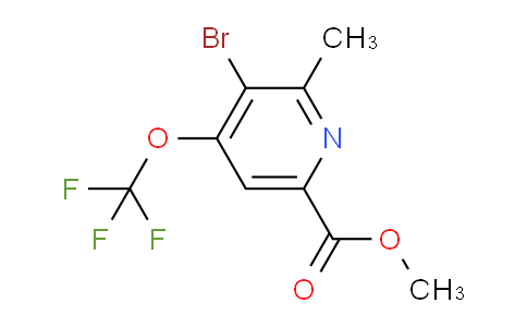 AM186255 | 1803956-39-9 | Methyl 3-bromo-2-methyl-4-(trifluoromethoxy)pyridine-6-carboxylate