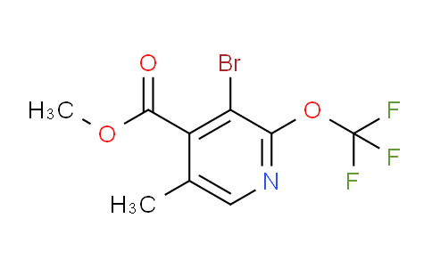 AM186256 | 1806087-97-7 | Methyl 3-bromo-5-methyl-2-(trifluoromethoxy)pyridine-4-carboxylate