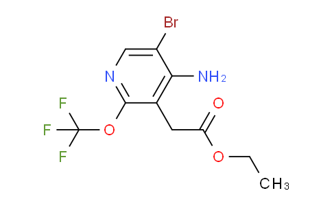 AM18626 | 1804465-43-7 | Ethyl 4-amino-5-bromo-2-(trifluoromethoxy)pyridine-3-acetate