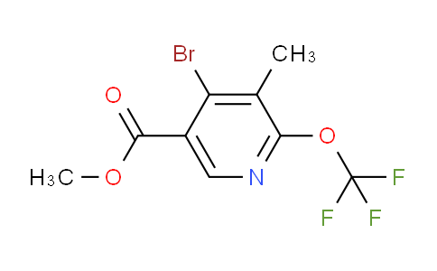 AM186262 | 1803614-54-1 | Methyl 4-bromo-3-methyl-2-(trifluoromethoxy)pyridine-5-carboxylate