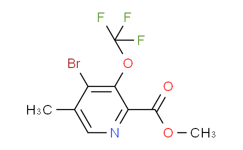 AM186265 | 1804573-12-3 | Methyl 4-bromo-5-methyl-3-(trifluoromethoxy)pyridine-2-carboxylate