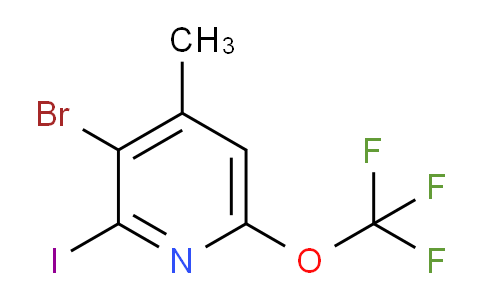 AM186266 | 1806085-23-3 | 3-Bromo-2-iodo-4-methyl-6-(trifluoromethoxy)pyridine