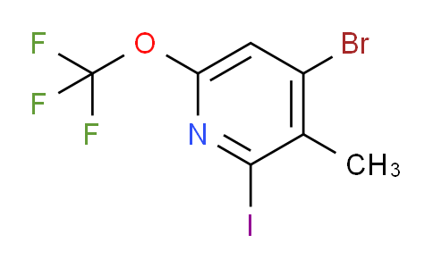 AM186269 | 1804593-96-1 | 4-Bromo-2-iodo-3-methyl-6-(trifluoromethoxy)pyridine