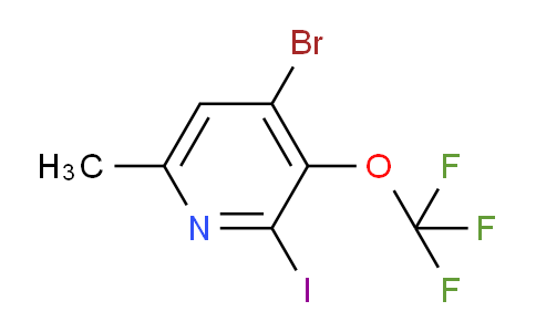 AM186270 | 1806113-32-5 | 4-Bromo-2-iodo-6-methyl-3-(trifluoromethoxy)pyridine