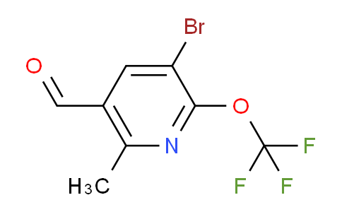 AM186281 | 1804399-55-0 | 3-Bromo-6-methyl-2-(trifluoromethoxy)pyridine-5-carboxaldehyde