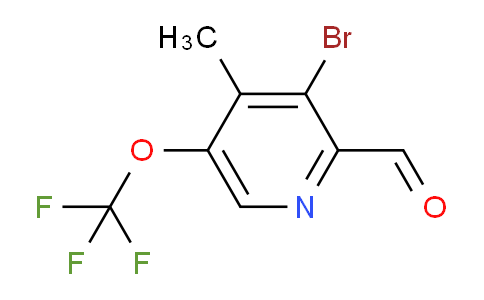 AM186293 | 1806093-38-8 | 3-Bromo-4-methyl-5-(trifluoromethoxy)pyridine-2-carboxaldehyde