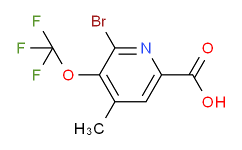 AM186295 | 1806223-54-0 | 2-Bromo-4-methyl-3-(trifluoromethoxy)pyridine-6-carboxylic acid