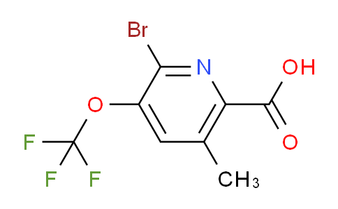 AM186300 | 1803633-81-9 | 2-Bromo-5-methyl-3-(trifluoromethoxy)pyridine-6-carboxylic acid