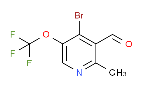 AM186302 | 1804393-71-2 | 4-Bromo-2-methyl-5-(trifluoromethoxy)pyridine-3-carboxaldehyde