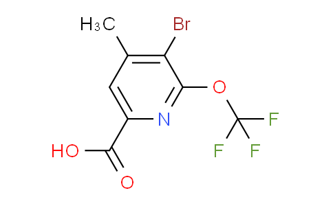 AM186311 | 1806145-34-5 | 3-Bromo-4-methyl-2-(trifluoromethoxy)pyridine-6-carboxylic acid