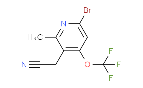 AM186321 | 1804602-30-9 | 6-Bromo-2-methyl-4-(trifluoromethoxy)pyridine-3-acetonitrile