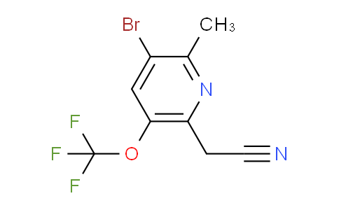 AM186327 | 1803950-18-6 | 3-Bromo-2-methyl-5-(trifluoromethoxy)pyridine-6-acetonitrile