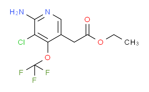 Ethyl 2-amino-3-chloro-4-(trifluoromethoxy)pyridine-5-acetate