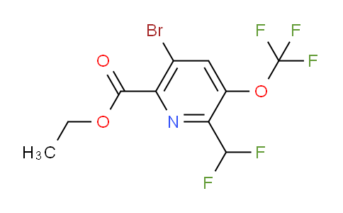 AM186333 | 1803958-76-0 | Ethyl 5-bromo-2-(difluoromethyl)-3-(trifluoromethoxy)pyridine-6-carboxylate