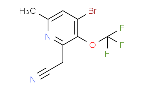 AM186337 | 1804580-99-1 | 4-Bromo-6-methyl-3-(trifluoromethoxy)pyridine-2-acetonitrile