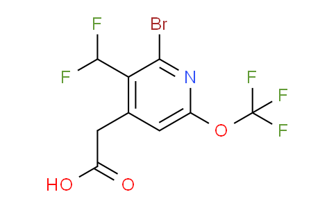 AM186339 | 1806232-03-0 | 2-Bromo-3-(difluoromethyl)-6-(trifluoromethoxy)pyridine-4-acetic acid