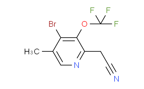 AM186341 | 1806082-29-0 | 4-Bromo-5-methyl-3-(trifluoromethoxy)pyridine-2-acetonitrile