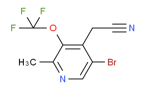 AM186342 | 1806092-16-9 | 5-Bromo-2-methyl-3-(trifluoromethoxy)pyridine-4-acetonitrile