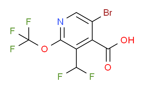 AM186378 | 1806239-91-7 | 5-Bromo-3-(difluoromethyl)-2-(trifluoromethoxy)pyridine-4-carboxylic acid