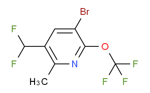 AM186391 | 1804619-71-3 | 3-Bromo-5-(difluoromethyl)-6-methyl-2-(trifluoromethoxy)pyridine
