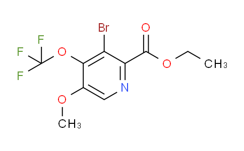Ethyl 3-bromo-5-methoxy-4-(trifluoromethoxy)pyridine-2-carboxylate