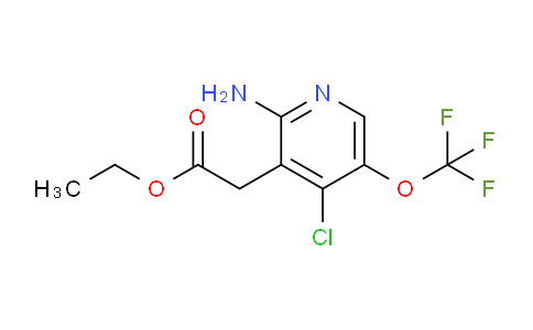 Ethyl 2-amino-4-chloro-5-(trifluoromethoxy)pyridine-3-acetate