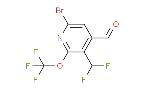 AM186412 | 1804751-28-7 | 6-Bromo-3-(difluoromethyl)-2-(trifluoromethoxy)pyridine-4-carboxaldehyde