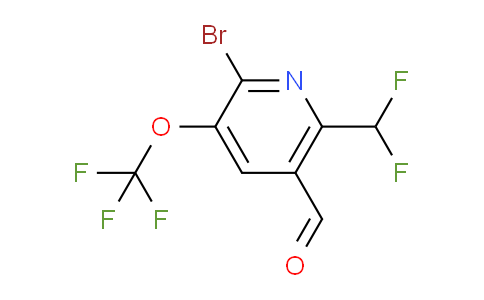 AM186414 | 1803640-78-9 | 2-Bromo-6-(difluoromethyl)-3-(trifluoromethoxy)pyridine-5-carboxaldehyde