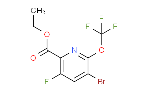 AM186416 | 1804650-36-9 | Ethyl 3-bromo-5-fluoro-2-(trifluoromethoxy)pyridine-6-carboxylate