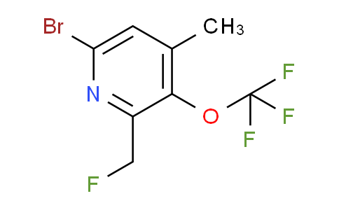 AM186417 | 1804601-70-4 | 6-Bromo-2-(fluoromethyl)-4-methyl-3-(trifluoromethoxy)pyridine