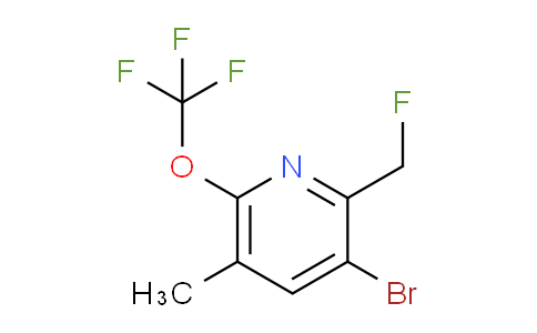 AM186419 | 1806082-56-3 | 3-Bromo-2-(fluoromethyl)-5-methyl-6-(trifluoromethoxy)pyridine