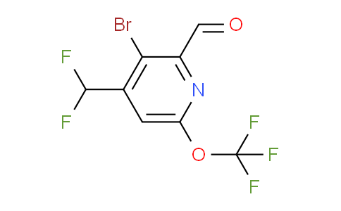 AM186425 | 1806076-89-0 | 3-Bromo-4-(difluoromethyl)-6-(trifluoromethoxy)pyridine-2-carboxaldehyde