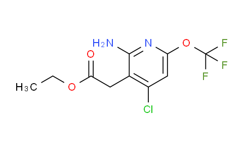 Ethyl 2-amino-4-chloro-6-(trifluoromethoxy)pyridine-3-acetate