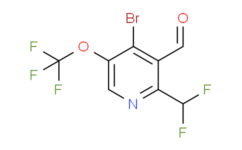 AM186432 | 1806076-94-7 | 4-Bromo-2-(difluoromethyl)-5-(trifluoromethoxy)pyridine-3-carboxaldehyde