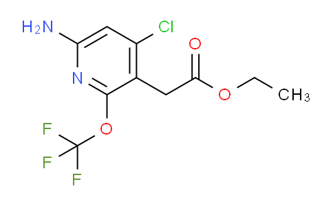 Ethyl 6-amino-4-chloro-2-(trifluoromethoxy)pyridine-3-acetate