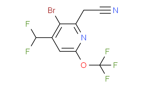 AM186444 | 1806126-58-8 | 3-Bromo-4-(difluoromethyl)-6-(trifluoromethoxy)pyridine-2-acetonitrile