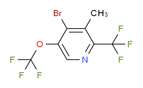 AM186454 | 1804569-19-4 | 4-Bromo-3-methyl-5-(trifluoromethoxy)-2-(trifluoromethyl)pyridine